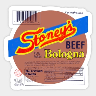 Stoney's Bologna Sticker